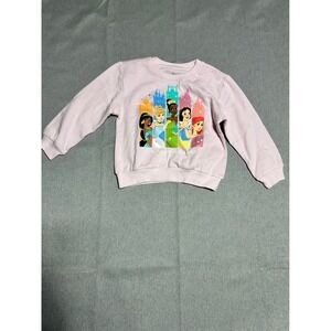 Disney Princess Sweatshirt Girls Size 5 Pink In My Princess Era Graphic Pullover